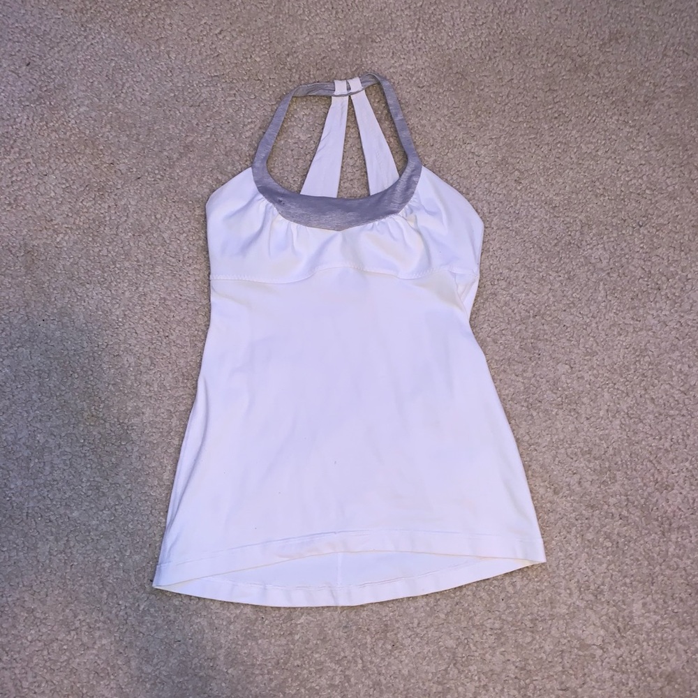 Lululemon White Tank